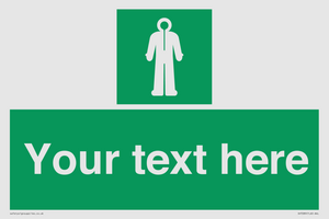 Custom sign safe condition Survival clothing